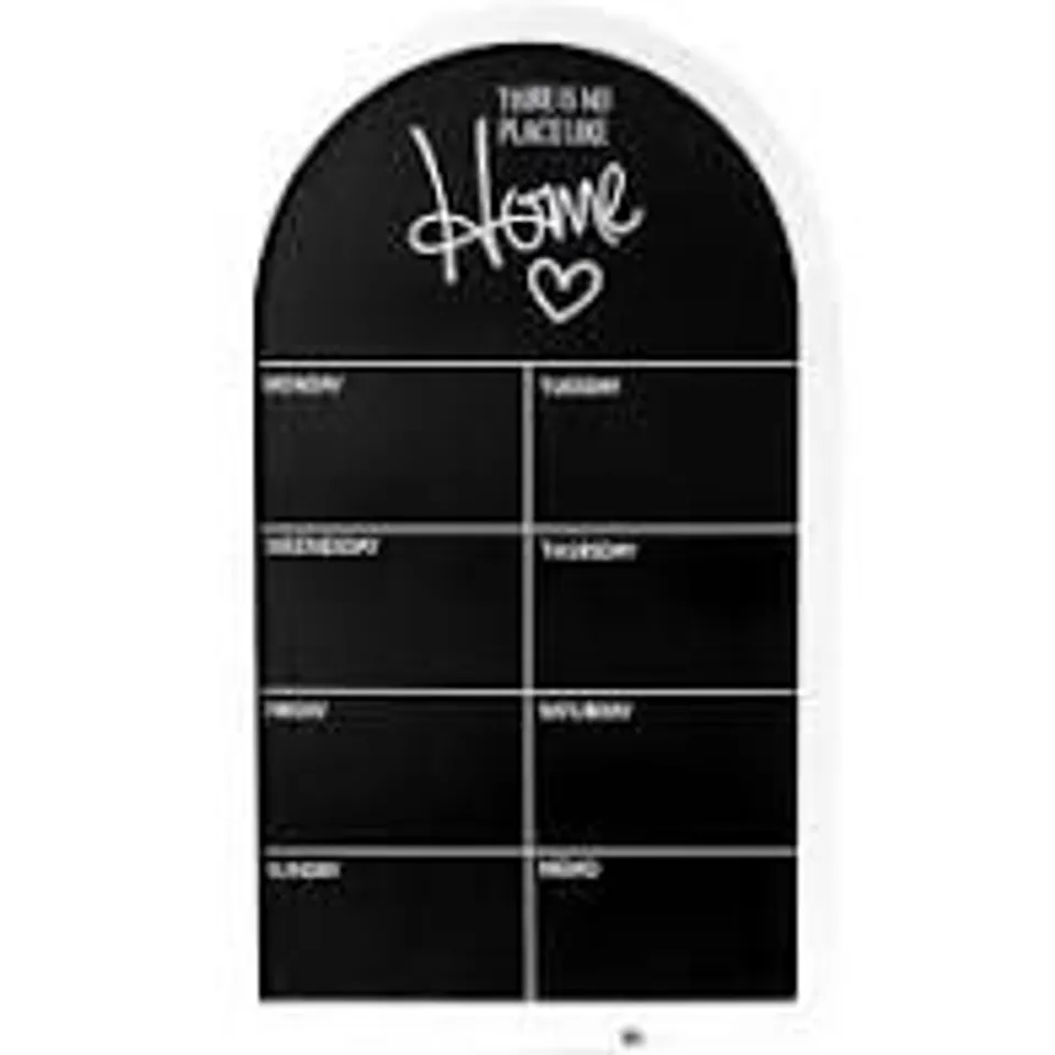 BOXED LARGE BLACK/WHITE WEEKLY MEMOMESSAGE CHALKBOARD