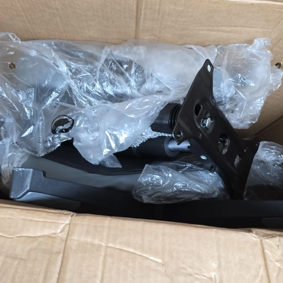 BOXED JESPOR GAMING CHAIR IN BLACK/GREY - COLLECTION ONLY 