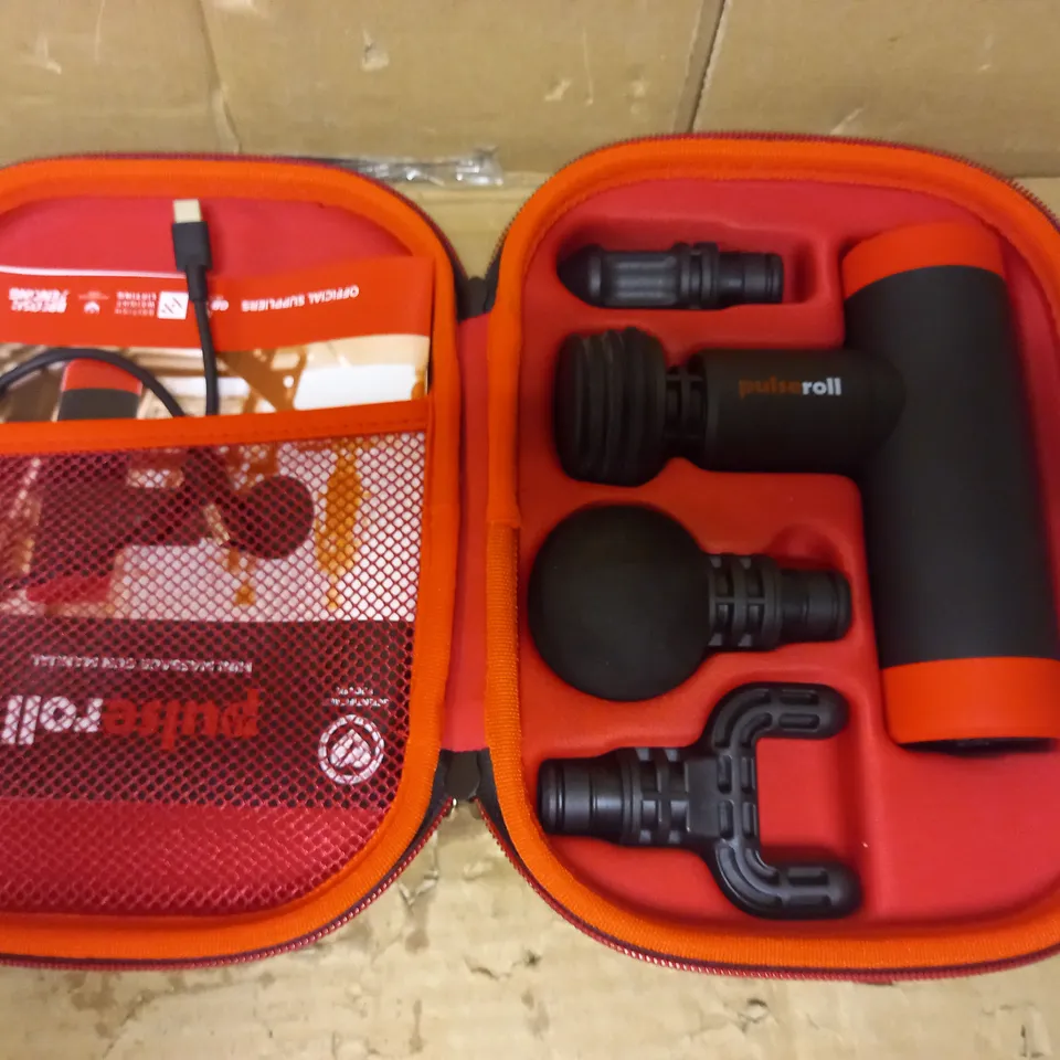PULSEROLL PERCUSSION HANDHELD DEEP TISSUE MUSCLE MINI MASSAGE GUN 