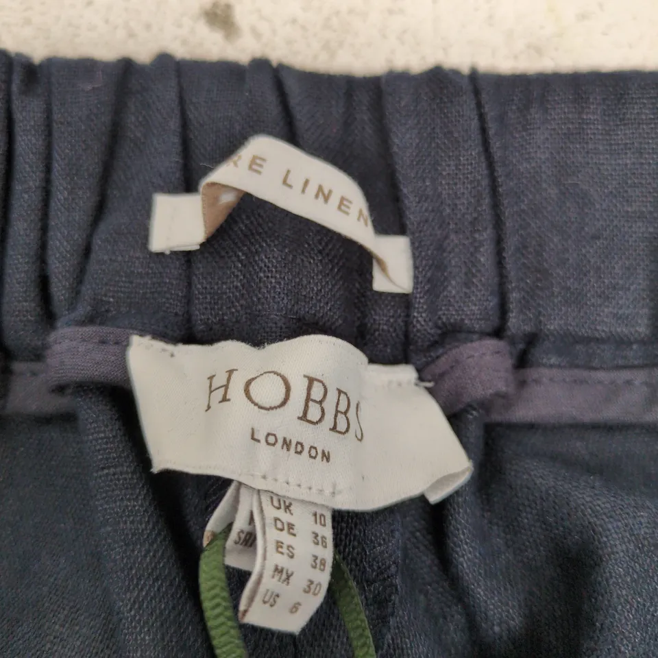 HOBBS LONDON LILLIE TROUSERS – NAVY, UK 10 (DE 36, ES 38, US 6)