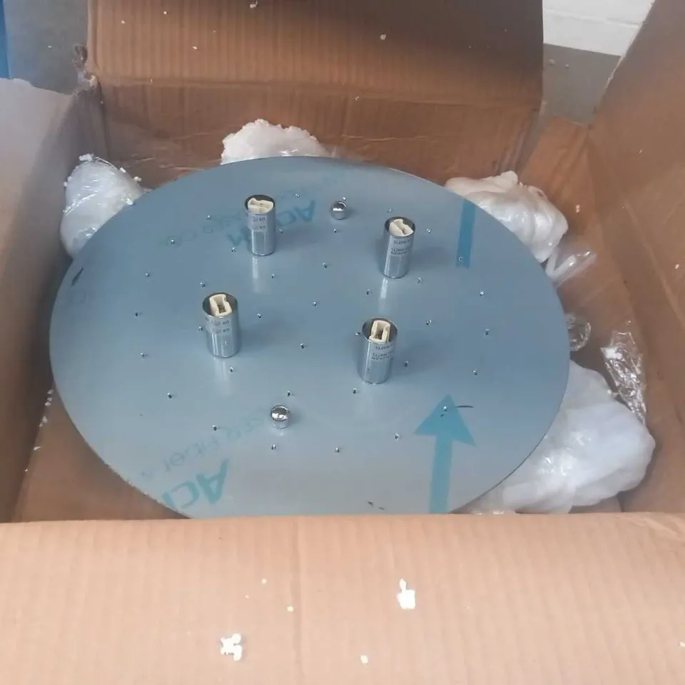 BOXED 4 LIGHT 35 CM FLUSH MOUNT 