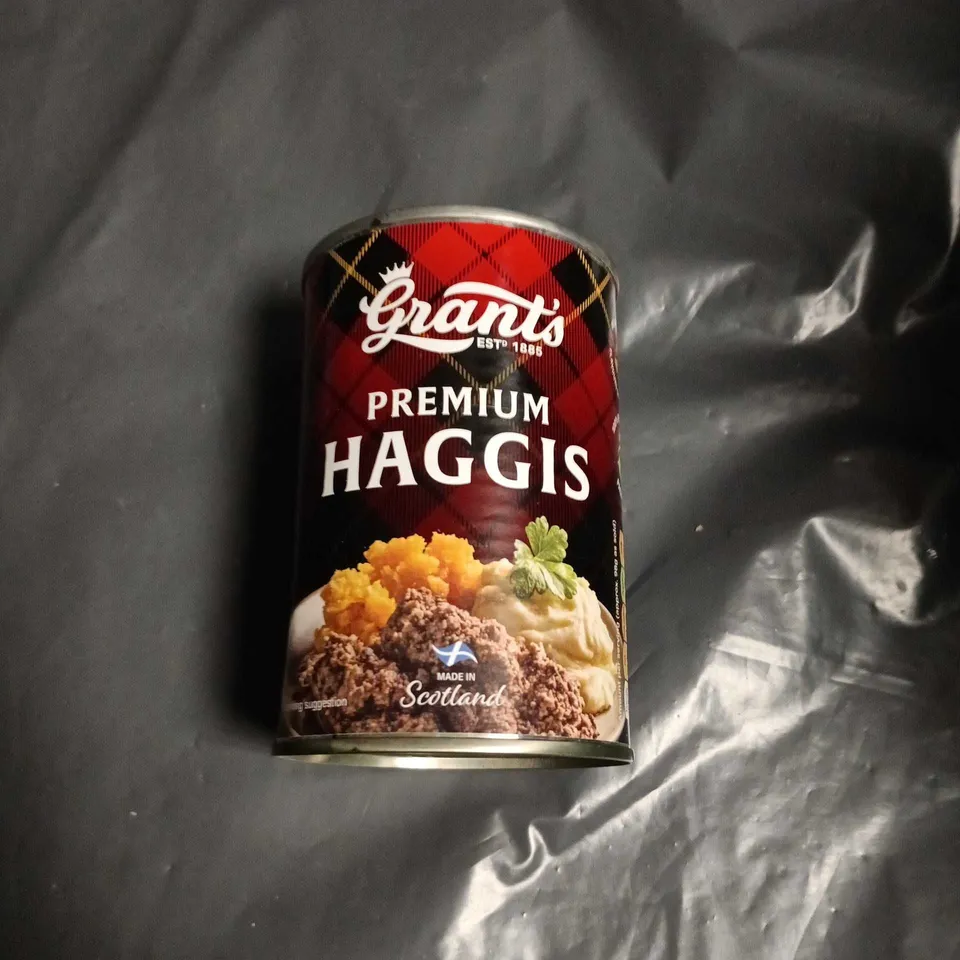 APPROXIMATELY 15 ASSORTED FOOD AND DRINK ITEMS INCLUDING PREMIUM HAGGIS , ORGANIC GREEN TEA AND SKITTLES