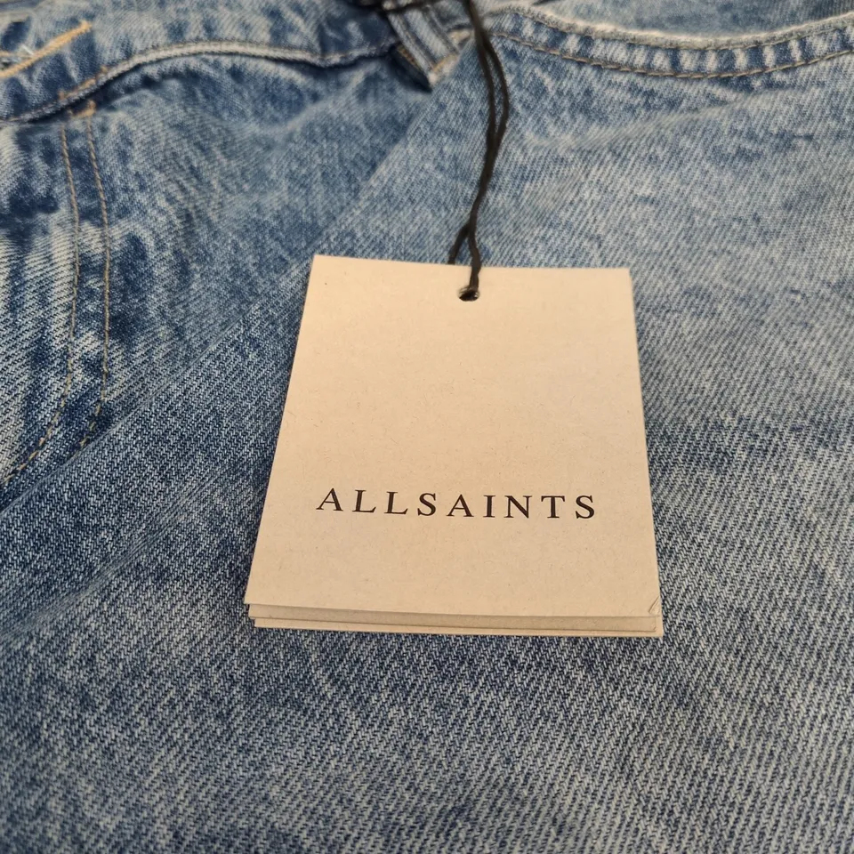 ALL SAINTS AKI CROSSOVER LIGHT INDIGO SIZE 29 JEANS WITH TAGS
