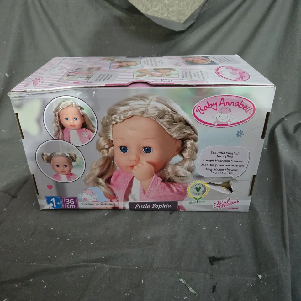 BABY ANNABELL LITTLE SOPHIA  RRP £34.99