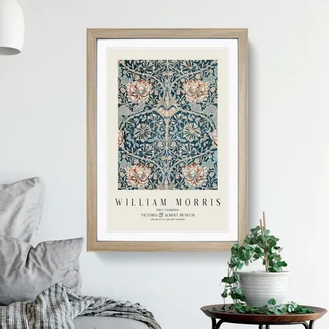 HONEYSUCKLE VOL.2 BY WILLIAM MORRIS - FRAMED PRINT
