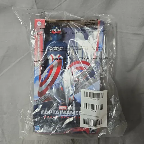 BOXED MARVEL STUDIOS CAPTAIN AMERICA BRAVE NEW WORLD, TITAN HERO SERIES DELUXE CAPTAIN AMERICA 