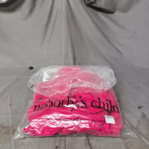 NOBODYS CHILD RED NAOMI MIDI DRESS UK 12 