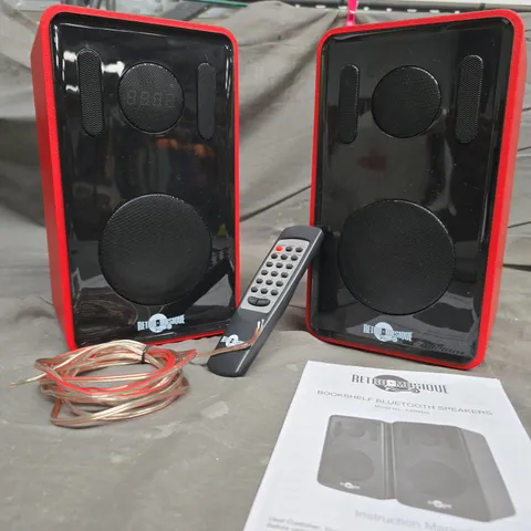 RETRO MUSIQUE BOOKSHELF BLUETOOTH SPEAKERS (PAIR) – MODEL KXR M20