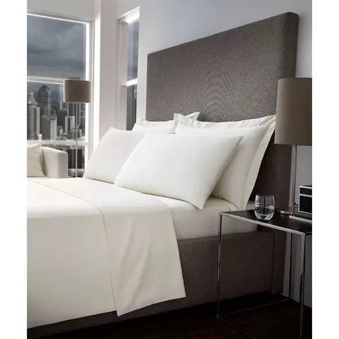 BOXED BERNHARD EGYPTIAN COTTON PERCALE FITTED SHEET