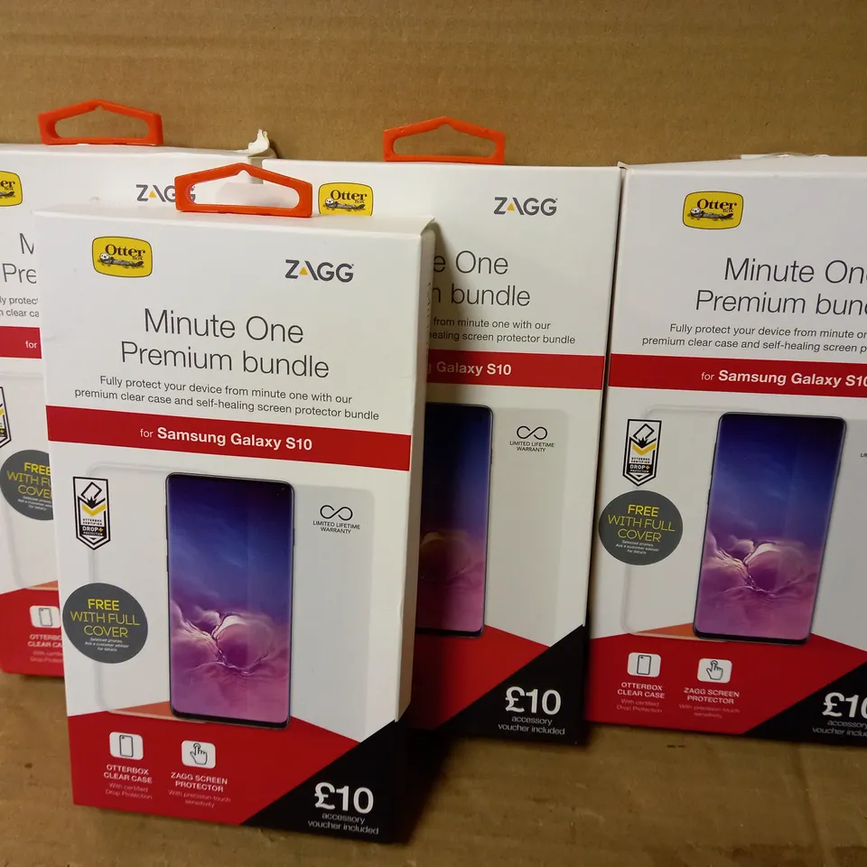 LOT OF 4 MINUTE ONE PREMIUM BUNDLES FOR SAMSUNG GALAXY S10