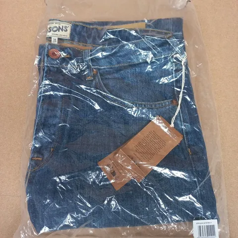 BLUE DENIM JEANS β UK SIZE 34 (US 34) β SEALED IN PLASTIC PACKAGING