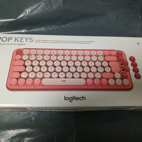 BOXED LOGITECH POP KEYS WIRELESS MECHANICAL KEYBOARD
