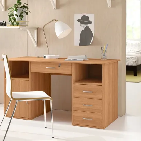 BOXED SHELTON COMPUTER DESK (2 BOXES)