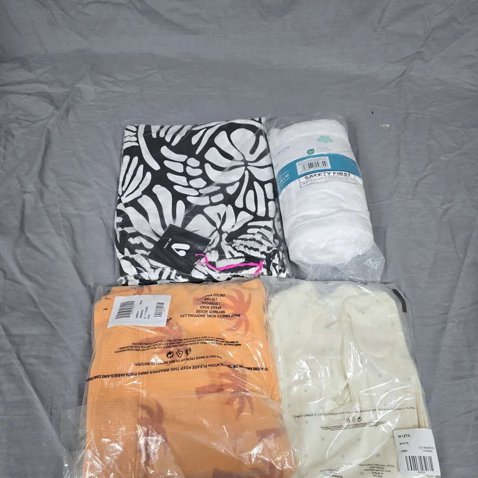 APPROXIMATELY 25 ITEMS INCLUDING ASSORTED CLOTHING, BAGS & OTHER HOUSEHOLD ITEMS .