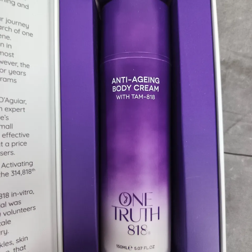 ONE TRUTH 818 ANTI-AGEING BODY CREAM 