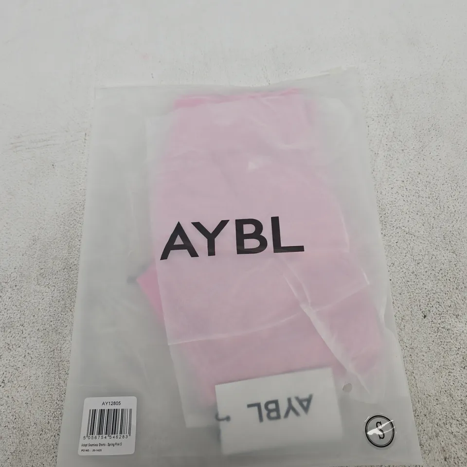BAGGED AYBL ADAPT SEAMLESS SHORTS – SPRING PINK, UK S