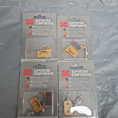 SET OF 4 SUPERSTAR COMPONENTS 1020 BRAKE PADS 
