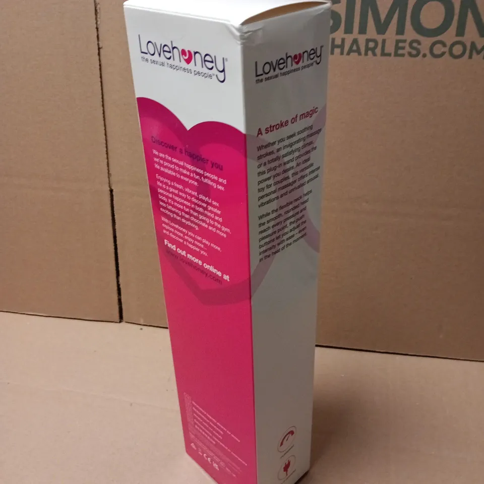 SEALED LOVEHONEY CLASSIC WAND 2.0 PLUG IN MASSAGE WAND VIBRATOR