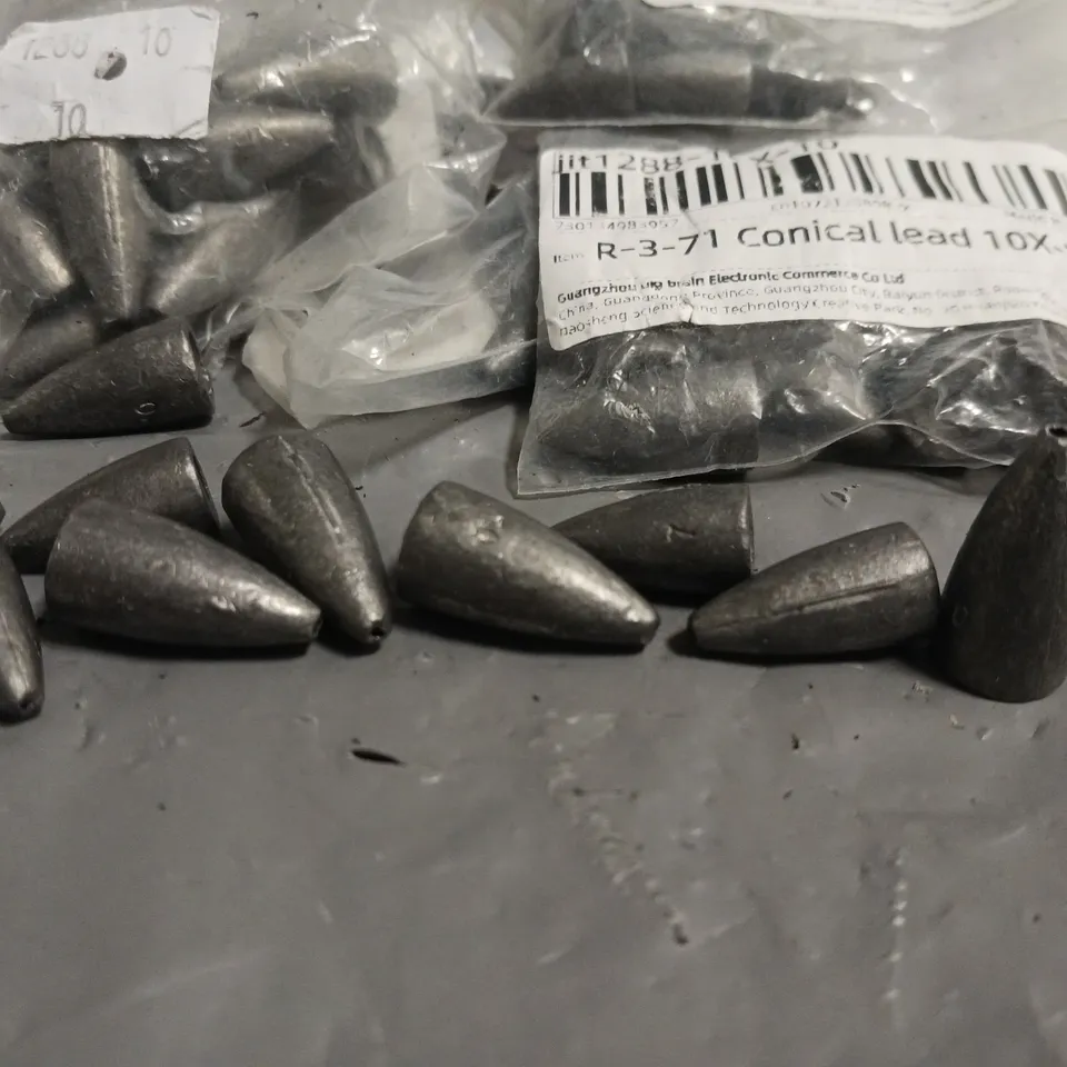 LOT OF LEAD CONICAL ROUNDS - 5G & 10G