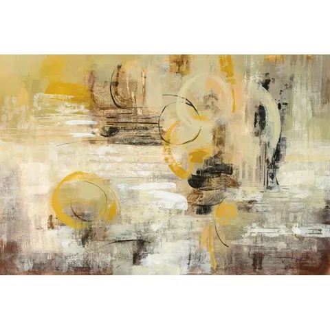 BOXED SOFT GLOW BY SILVIA VASSILEVA - WRAPPED CANVAS PAINTING