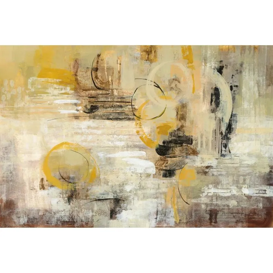 BOXED SOFT GLOW BY SILVIA VASSILEVA - WRAPPED CANVAS PAINTING