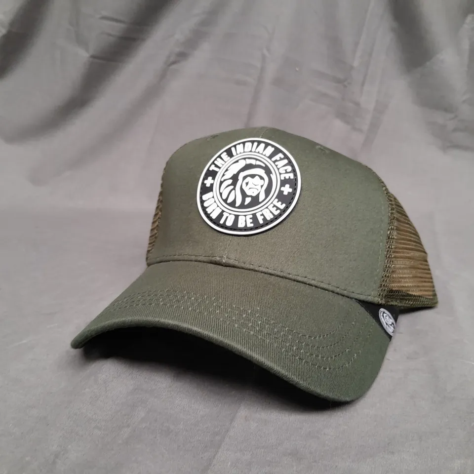 THE INDIAN FACE BORN TO BE FREE KHAKI CAP 