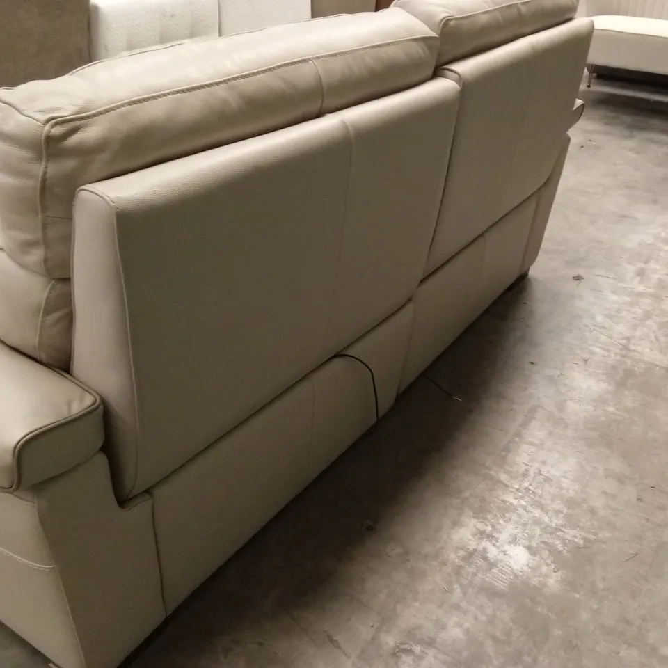 QUALITY DESIGNER 2 SEATER ELECTRIC RECLINER LEATHER SOFA