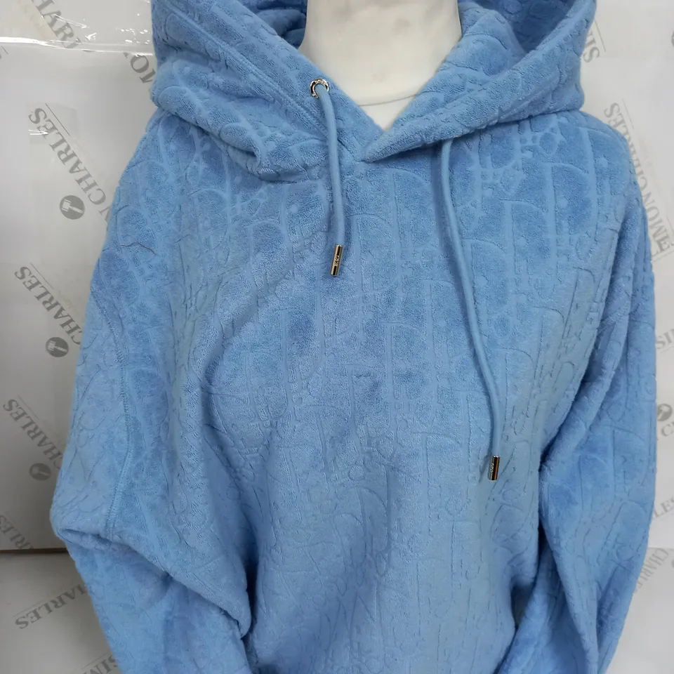 DIOR CASUAL HOODIE IN BLUE