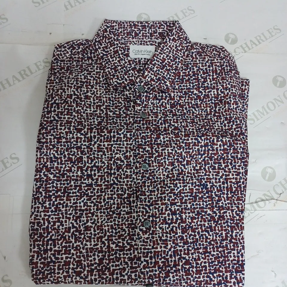 CALVIN KLEIN SLIM FIT SHIRT - SIZE 16