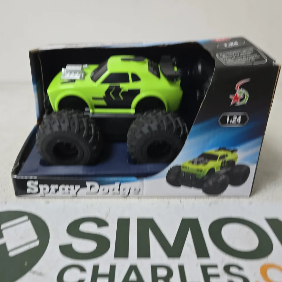 GREEN MONSTER-TRUCK TOY CAR – BOXED