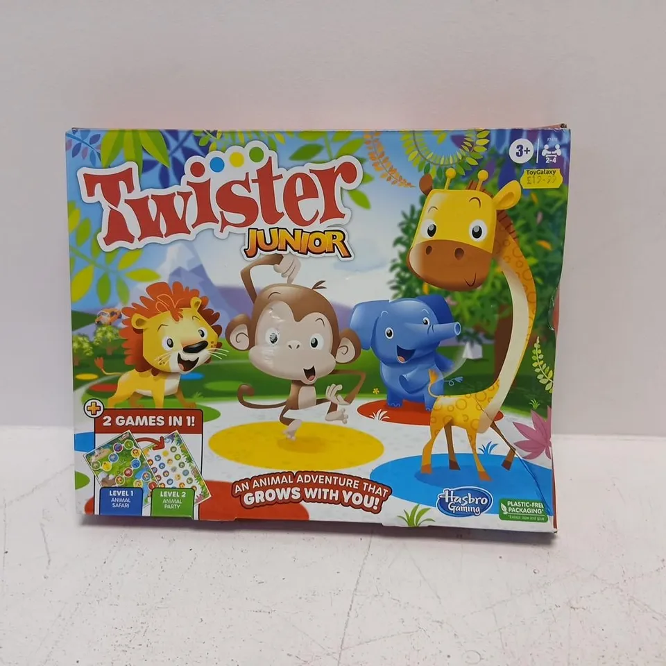 TWISTER JUNIOR – ANIMAL ADVENTURE 2-IN-1 BOARD GAME (HASBRO)