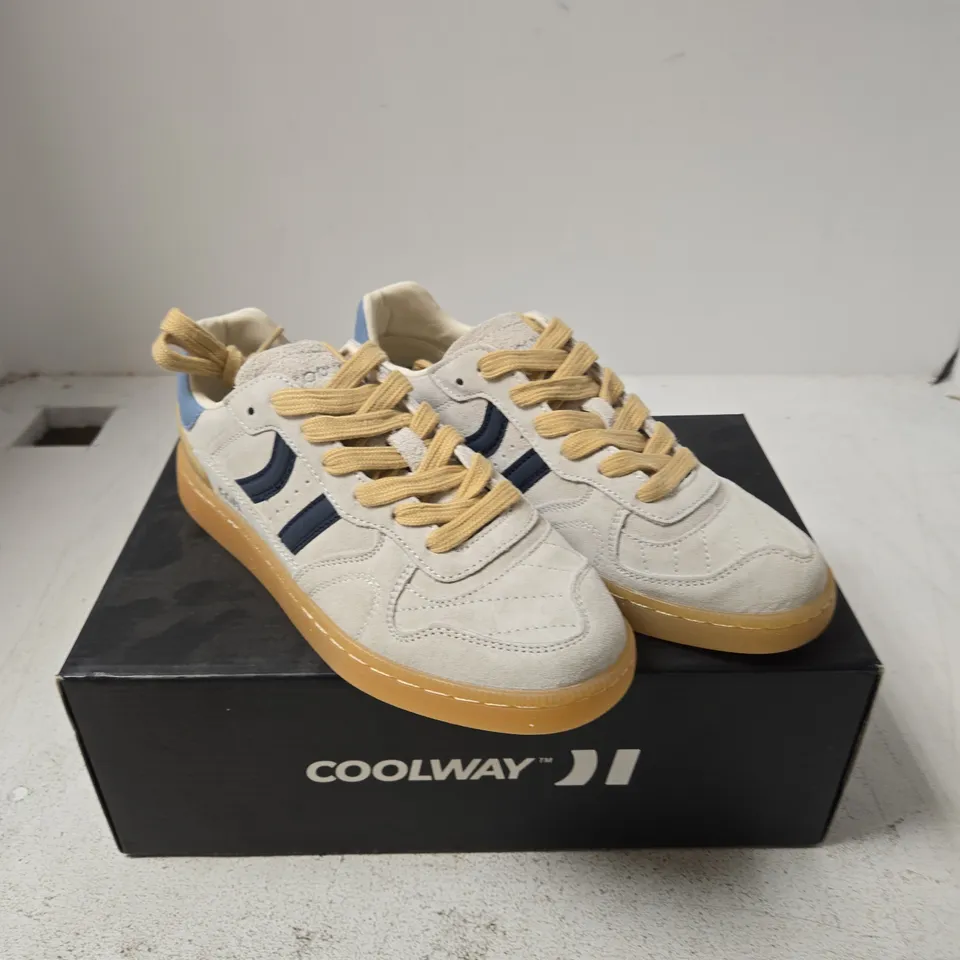 COOLWAY GOAL TRAINERS – GREY SUEDE - 4