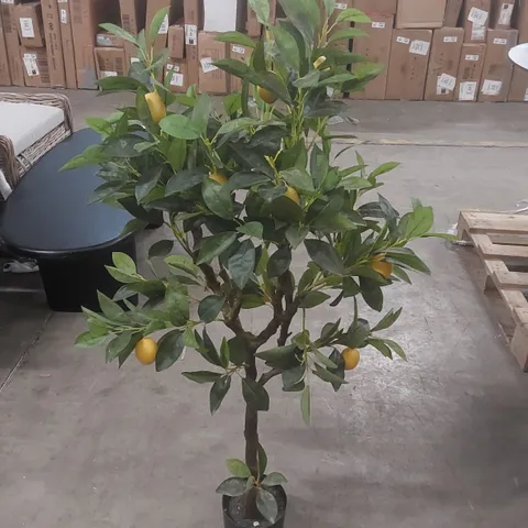 ARTIFICIAL POTTED LEMON PLANT
