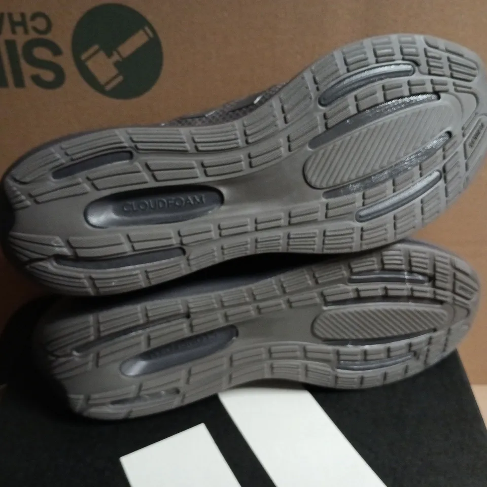 ADIDAS RUN FALCON 3.0 RUNNING SHOES IN GREY/BLACK (MEN) - UK 10