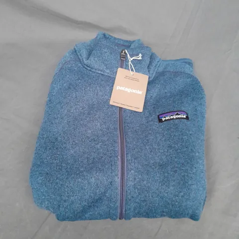 PATAGONIA BETTER SWEATER JACKET IN UTILITY BLUE SIZE S