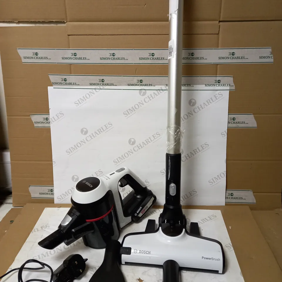 BOSCH BCS611GB UNLIMITED 6 CORDLESS VACUUM CLEANER, WHITE