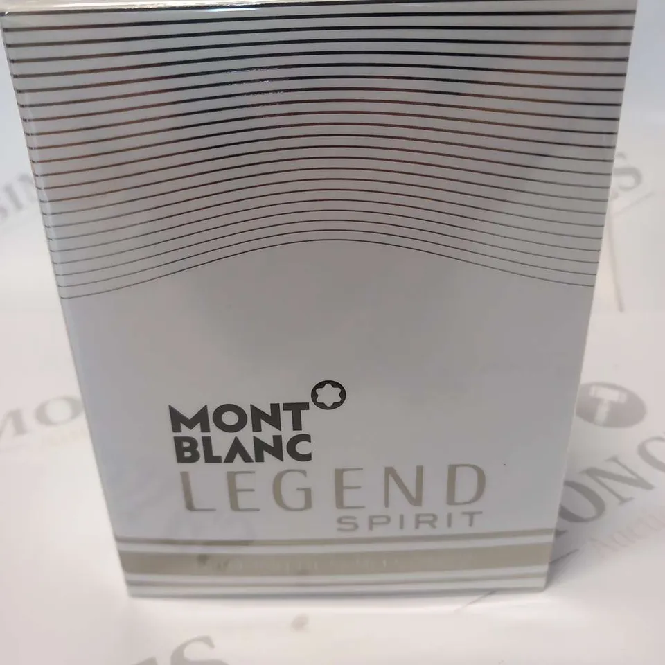 BOXED AND SEALED MONT BLANC LEGEND SPIRIT EAU DE TOILETTE 100ML