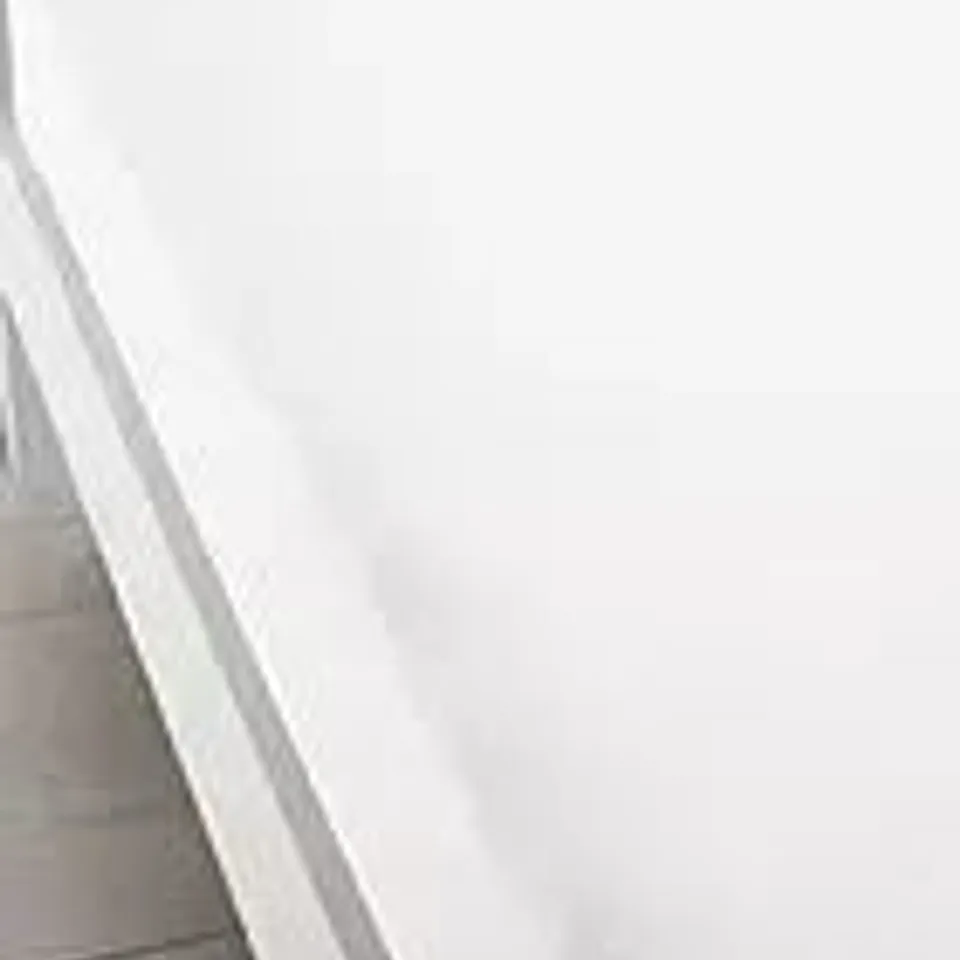 CATHERINE LANSFIELD BRUSHED COTTON FITTED SHEET- WHITE DOUBLE