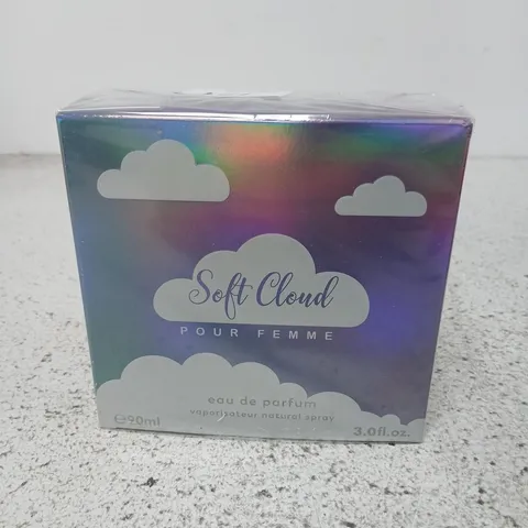 BOXED AND SEALED SOFT CLOUD POUR FEMME EAU DE PARFUM 90ML