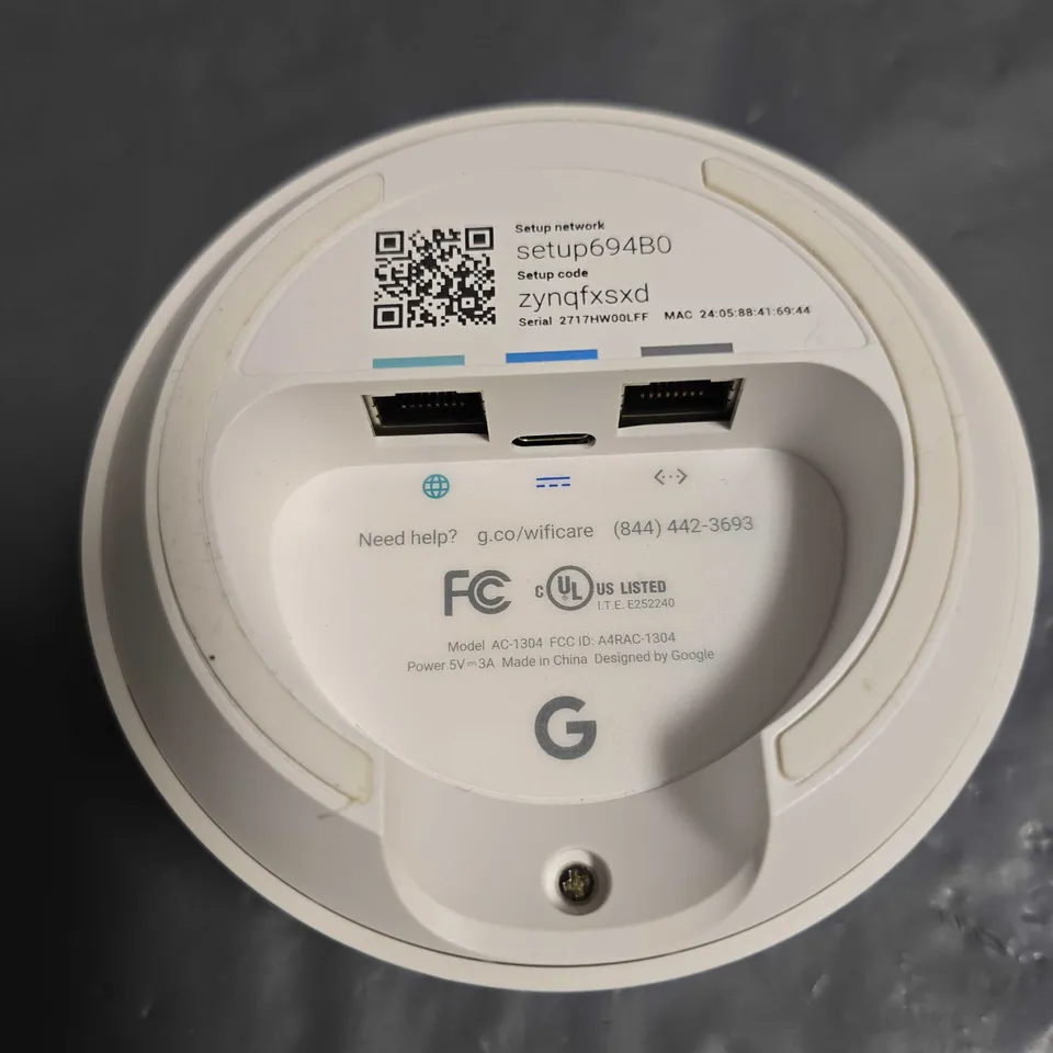 GOOGLE NEST WIFI ROUTER
