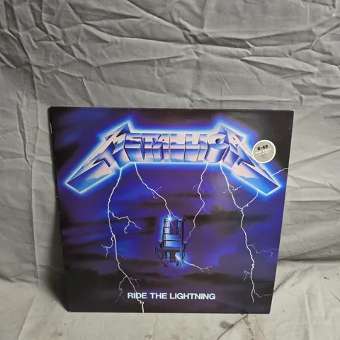 METALLICA - RIDE THE LIGHTNING VINYL LP