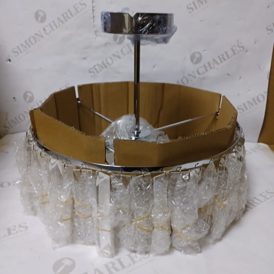 LAURA ASHLEY VIENNA SEMI FLUSH CEILING LIGHT FITTING 