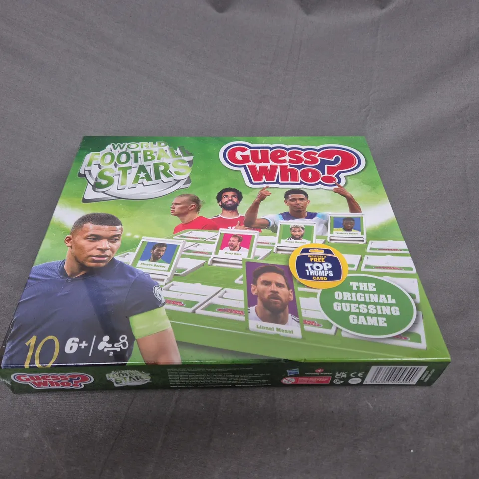 BOXED AND SEALED WORLD FOOTBALL STARS - GUESS WHO?