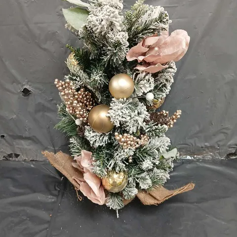 FROSTED ROSE TABLE TOP TREE