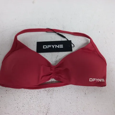 DFYNE IMPACT STRAPPY BRA IN RASPBERRY - S