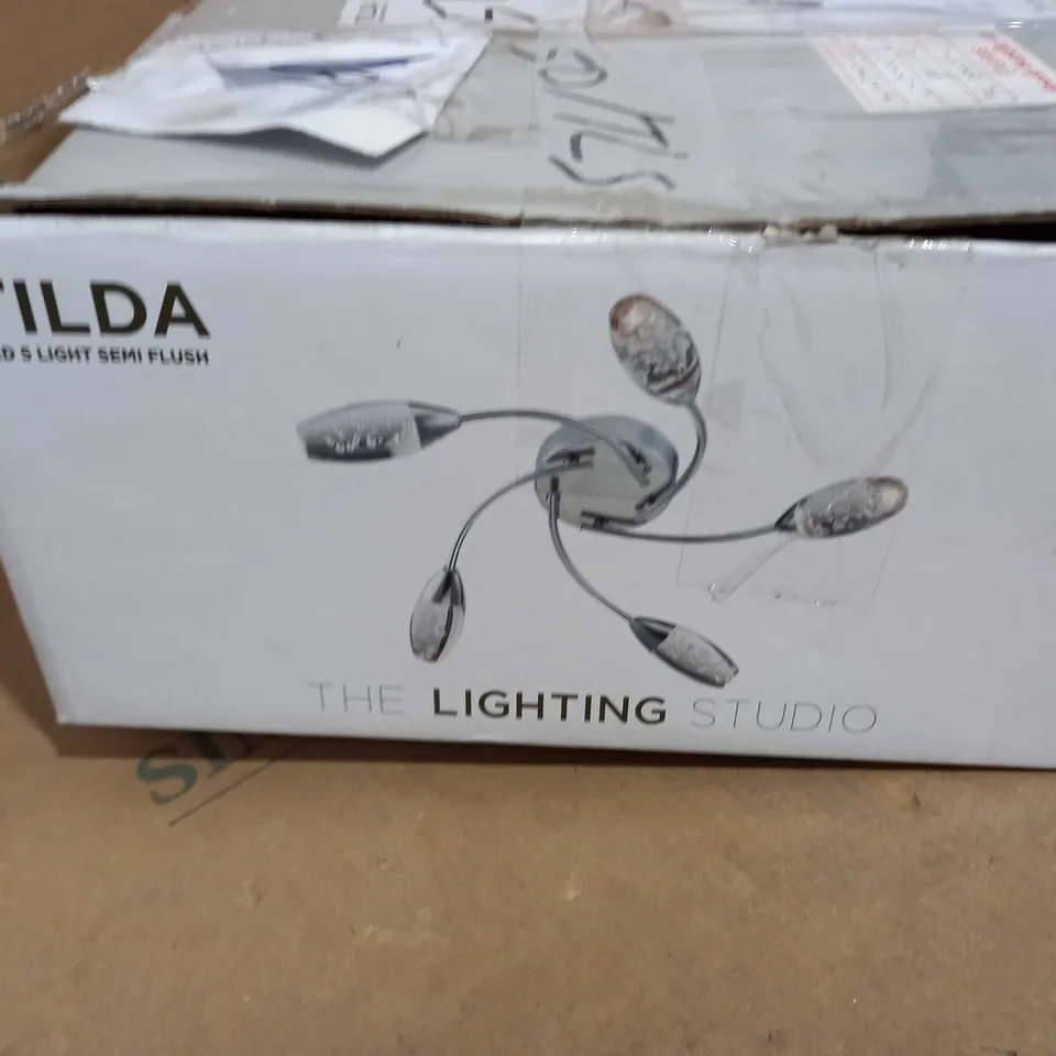 TILDA LED 5 LIGHT SEMI FLUSH