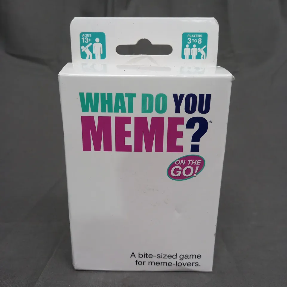 WHAT DO YOU MEME? CARD GAME