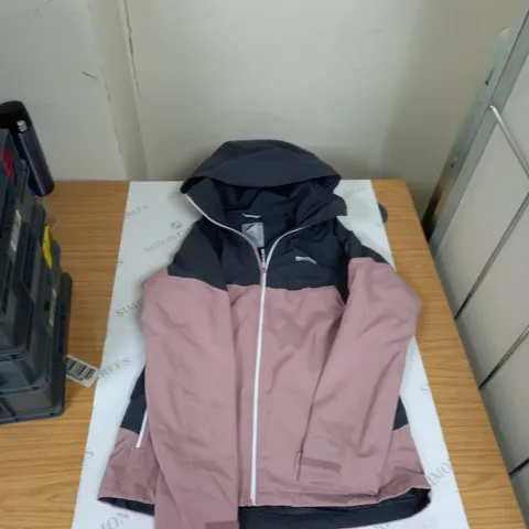 WOMENS REGATTA COAT PINK AND GREY SIZE 10