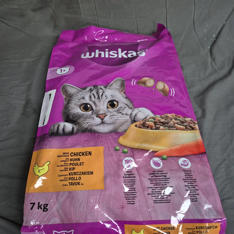 WHISKAS CAT FOOD - 1 YEAR+ - 7KG