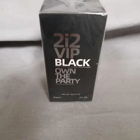 BOXED AND SEALED 2I2 VIP BLACK OWN THE PARTY EAU DE TOILETTE 30ML